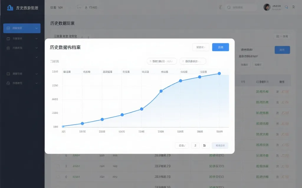 历史开奖结果归档界面